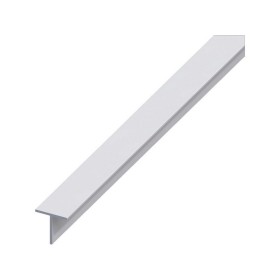 Alfer PROFILO A T ALLUMINIO Argento Satinato mm. 30x15x1,5 mt. 1