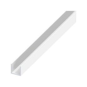 Alfer PROFILO A U ALLUMINIO Argento Cromato mm. 10x11,5x1 mt. 1