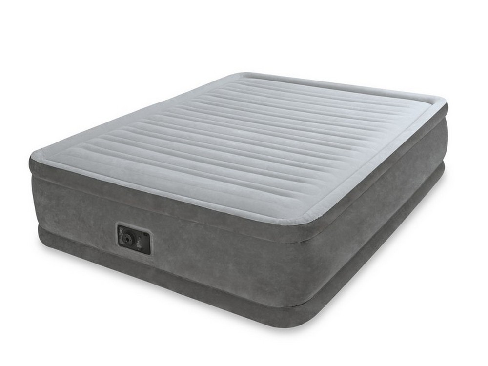 Intex MATERASSO GONFIABILE DURA-BEAM PLUS CON POMPA Matrimoniale cm.152x203x46h