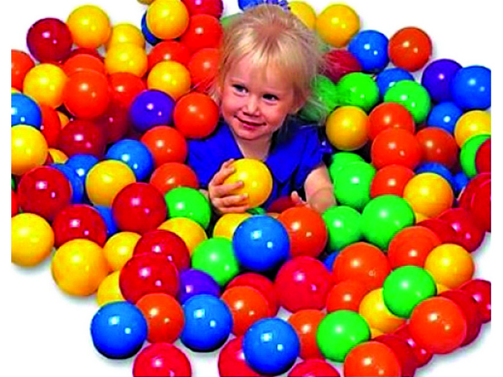 Intex PALLINE COLORATE DA GIOCO PZ.100 Ø cm. 6,5
