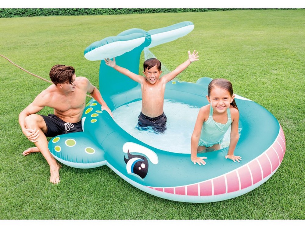 Intex PISCINA GONFIABILE BALENA 201x196x91