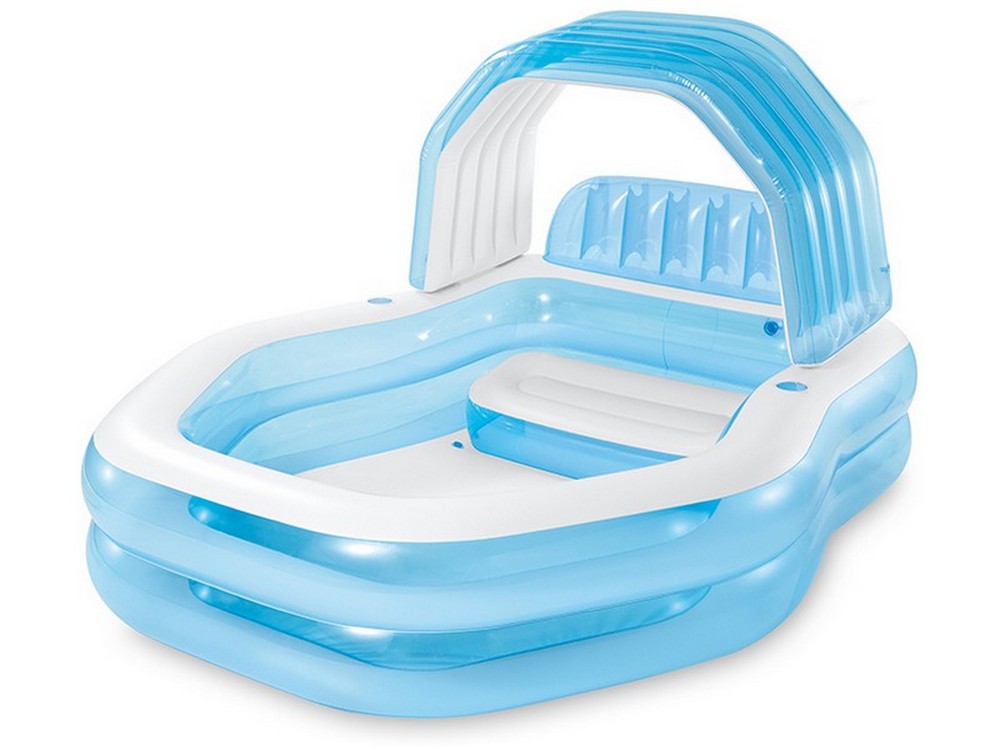 Intex PISCINA GONFIABILE FAMILY SUNSHADE  cm. 229x191x135 h (lt. 530)