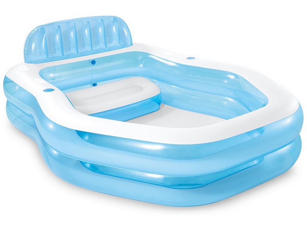 Intex PISCINA GONFIABILE FAMILY SUNSHADE  cm. 229x191x135 h (lt. 530)