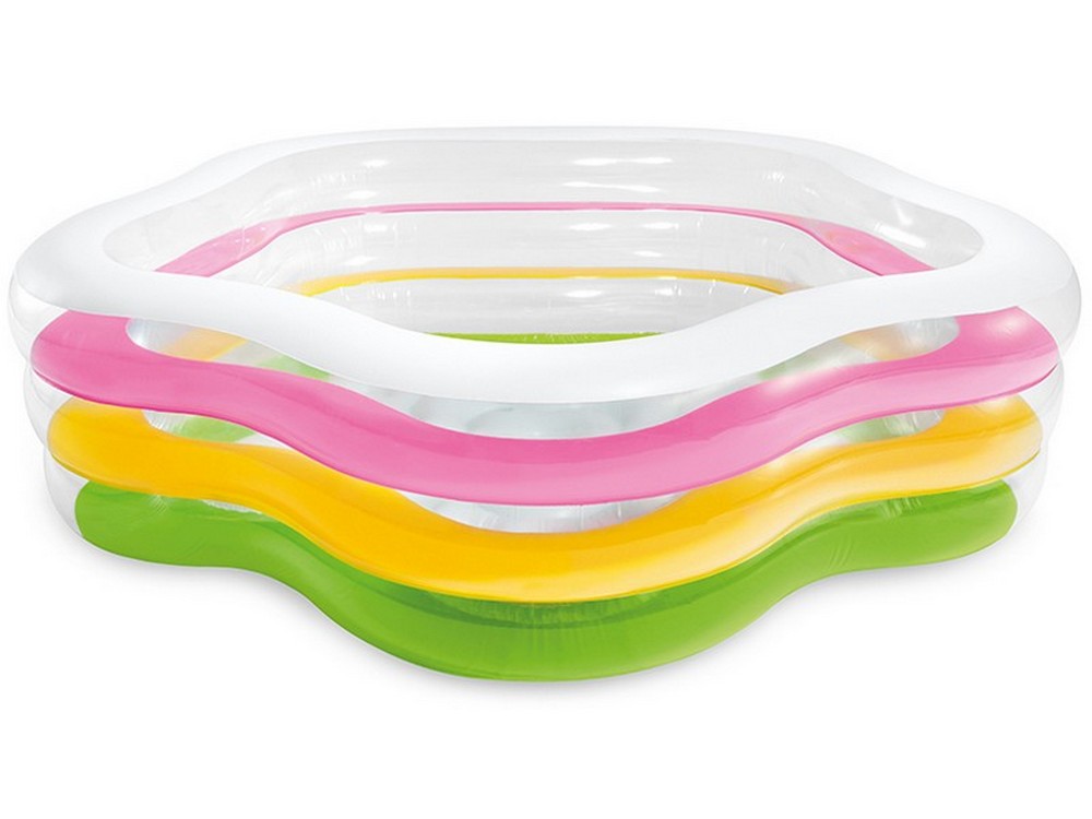 Intex PISCINA GONFIABILE SUMMER COLORS  cm. 185x180x53 h (lt. 460)