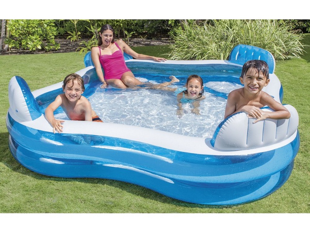 Intex PISCINA QUADRATA FAMILY  cm. 229x229x66 h (lt. 990)