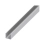 Alfer PROFILO A U ALLUMINIO Argento Satinato mm. 10x10x1 mt. 1