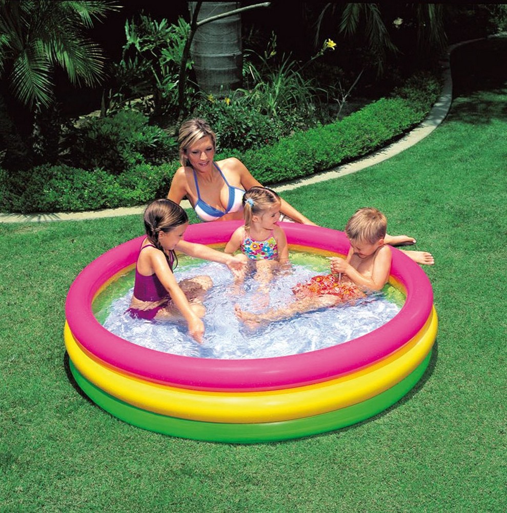 Intex PISCINA TONDA 4 ANELLI  cm. 168x46 h (lt. 780)