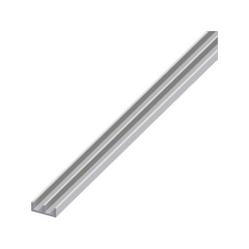 Alfer PROFILO AD UU ALLUMINIO Argento Satinato mm. 10x20x1 mt. 2