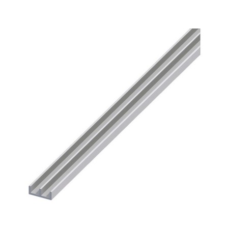 Alfer PROFILO AD UU ALLUMINIO Argento Satinato mm. 12x16x1 mt. 2