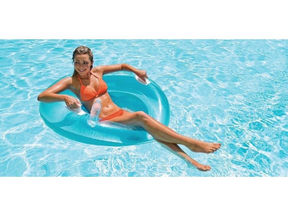 Intex POLTRONA GALLEGGIANTE GONFIABILE SIT & LOUNGE  Ø cm. 119