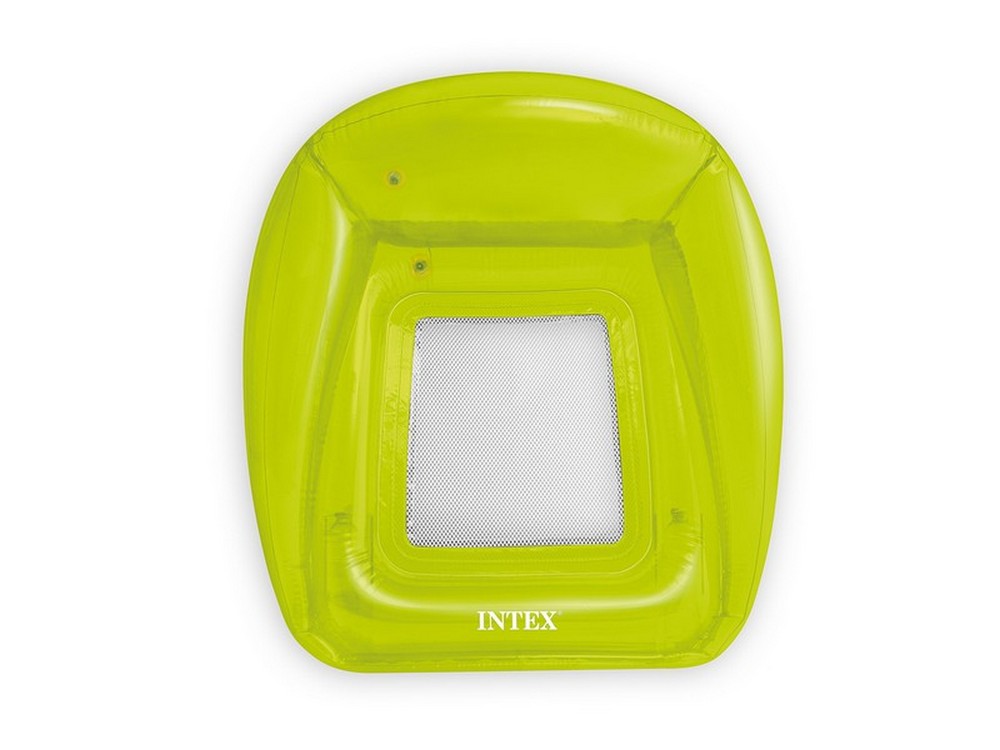 Intex POLTRONA GALLEGGIANTE GONFIABILE TRASPARENT LOUNGES  cm. 104x102