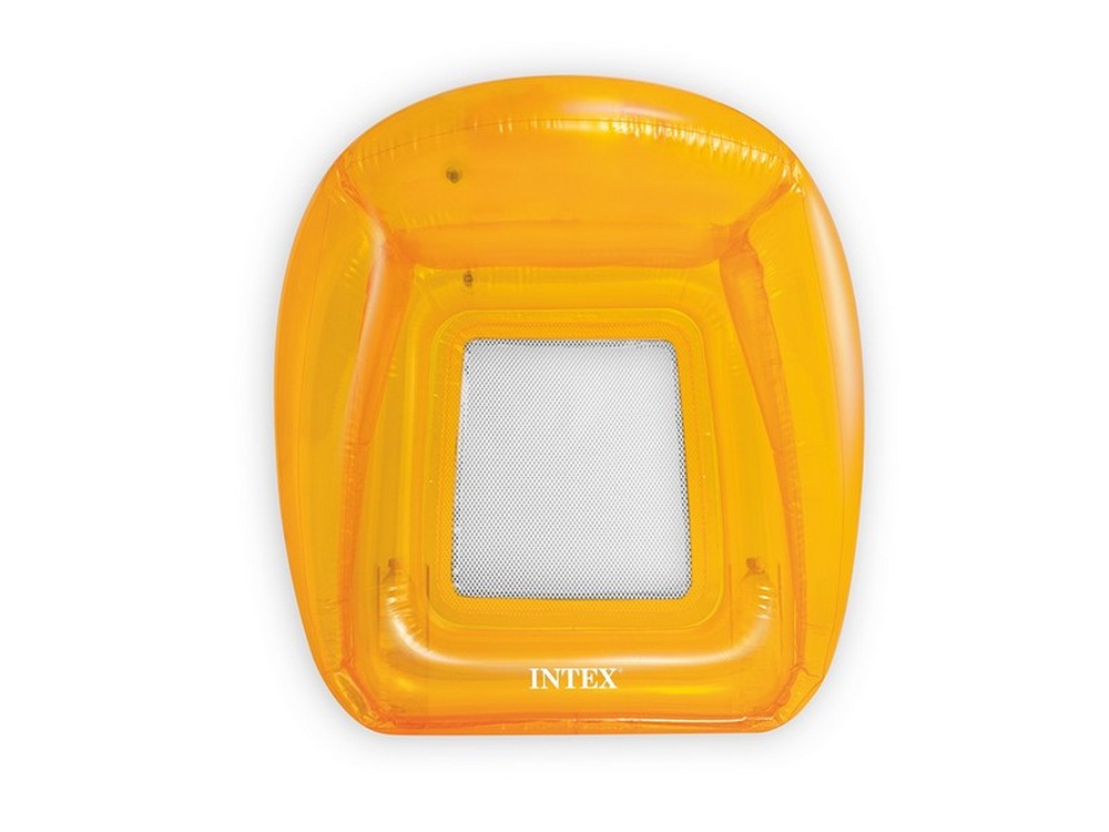 Intex POLTRONA GALLEGGIANTE GONFIABILE TRASPARENT LOUNGES  cm. 104x102