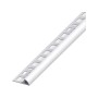 Alfer PROFILO AD ANGOLO JOLLY ALLUMINIO Argento Satinato  mm. 8x2,5 mt.