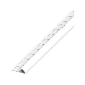 Alfer PROFILO AD ANGOLO JOLLY PVC Bianco Brillante mm. 10x2,5 mt.