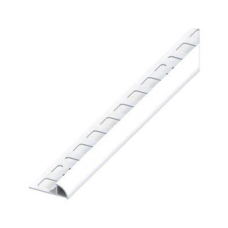 Alfer PROFILO AD ANGOLO JOLLY PVC Bianco Brillante mm. 10x2,5 mt.