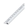 Alfer PROFILO AD ANGOLO JOLLY PVC Grigio Marmorizzato mm. 8x2,5 mt.