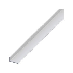 Alfer PROFILO ANGOLARE ALLUMINIO (lati disuguali) Argento Satinato mm. 15x10x1 mt. 2