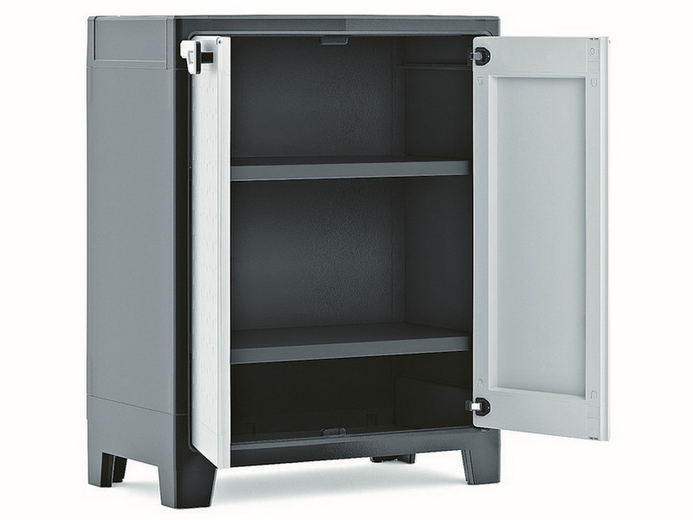 Keter ARMADIO BASSO TITAN XL cm. 80x44x100 h col. Antracite/Grigio