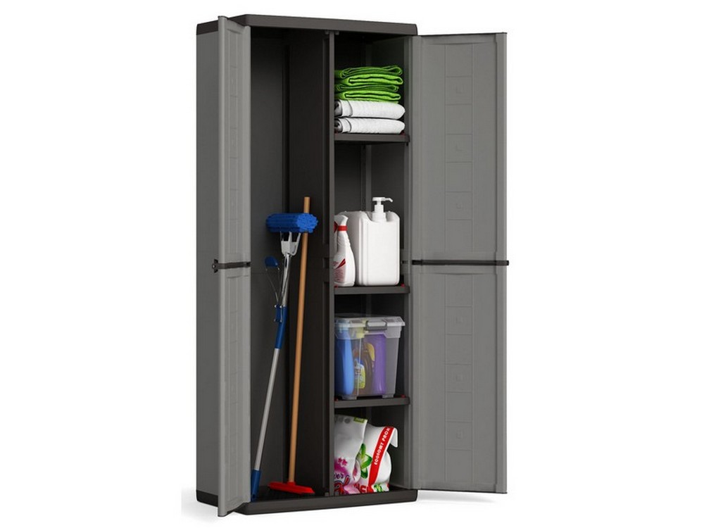 Keter ARMADIO PORTASCOPE JOLLY cm. 68x39x166 h col. Grigio