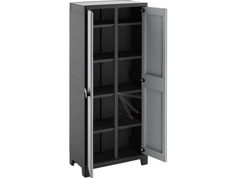 Keter ARMADIO PORTASCOPE TITAN XL cm. 80x44x182 h col. Antracite/Grigio