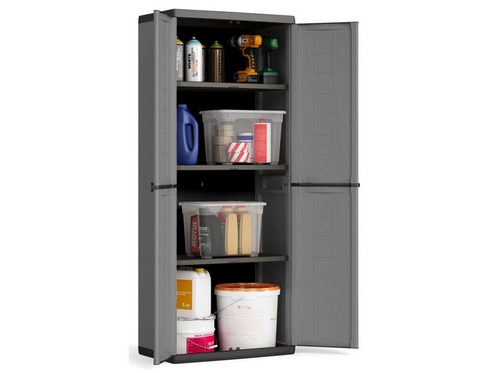 Keter ARMADIO TUTTOPIANI JOLLY cm. 68x39x166 h col. Grigio