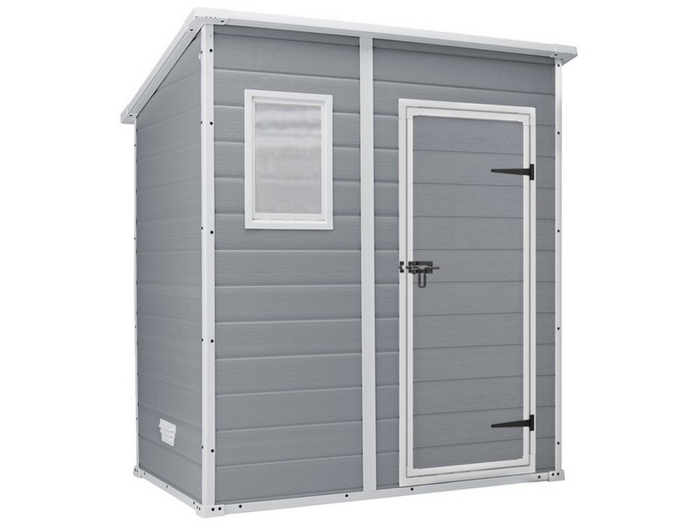 Keter CASETTA DA GIARDINO MANOR 6X4 cm. 183,5x111x200,5 h col. Grigio
