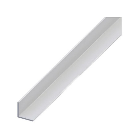 Alfer PROFILO ANGOLARE ALLUMINIO Argento Satinato mm. 20x20x1 mt. 1