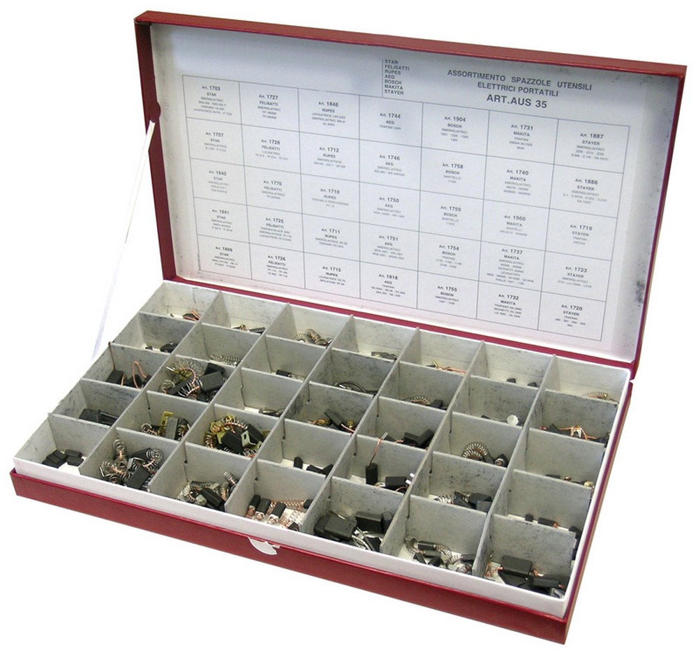 KIT SPAZZOLE PER ELETTROUTENSILI 280 PEZZI  cm. 46x27x6