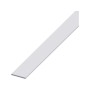 Alfer PROFILO BARRA PIATTA ALLUMINIO Argento Satinato mm. 20x2 mt. 2