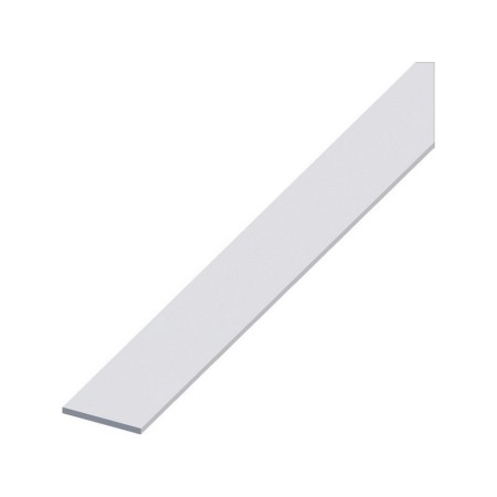 Alfer PROFILO BARRA PIATTA ALLUMINIO Argento Satinato mm. 25x2 mt. 1