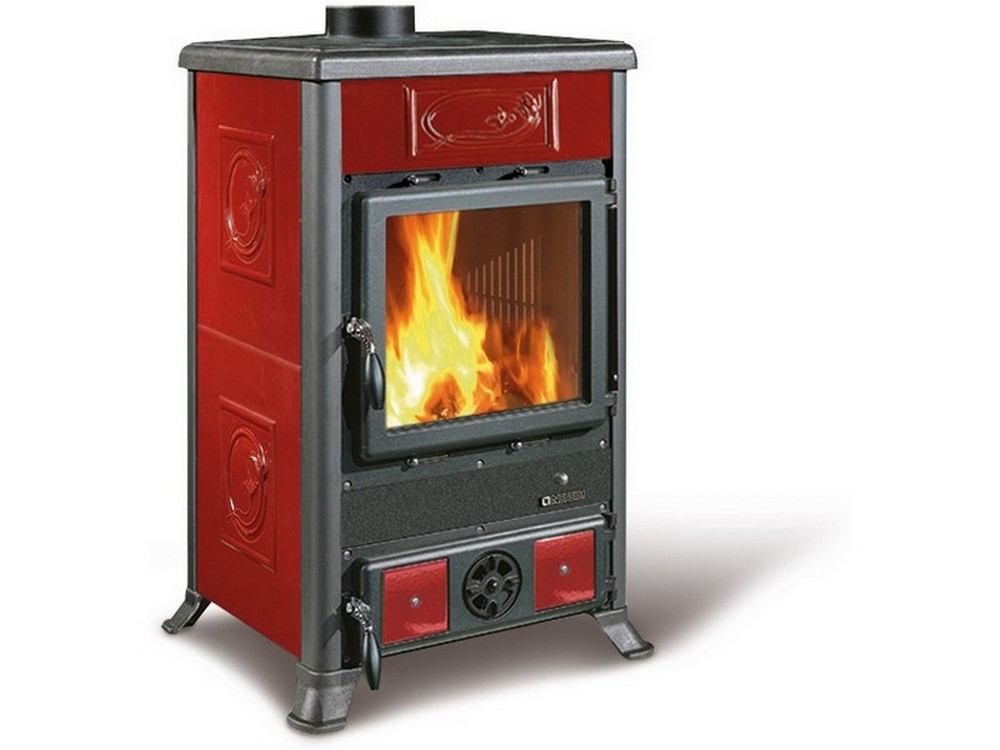La Nordica STUFA A LEGNA ROSSELLA R1 BII Col. Liberty Bordeaux