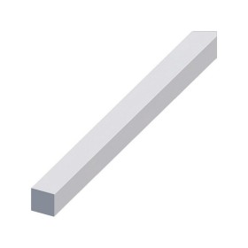 Alfer PROFILO BARRA QUADRATA ALLUMINIO Argento Satinato mm. 10x10 mt. 1