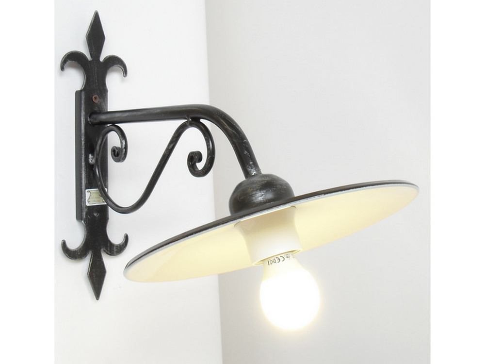 LAMPADA TULIPANO CON PIATTO Ø cm.27 1x100 Watt