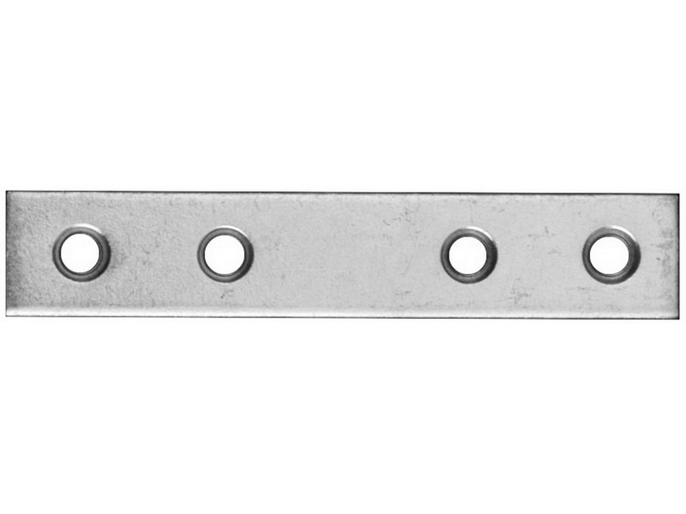 LASTRINA DIRITTA INOX 100 PZ. 4 fori mm.60