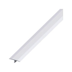 Alfer PROFILO DI COPERTURA GIUNTI ALLUMINIO Argento Satinato mm. 14x2,5 mt.