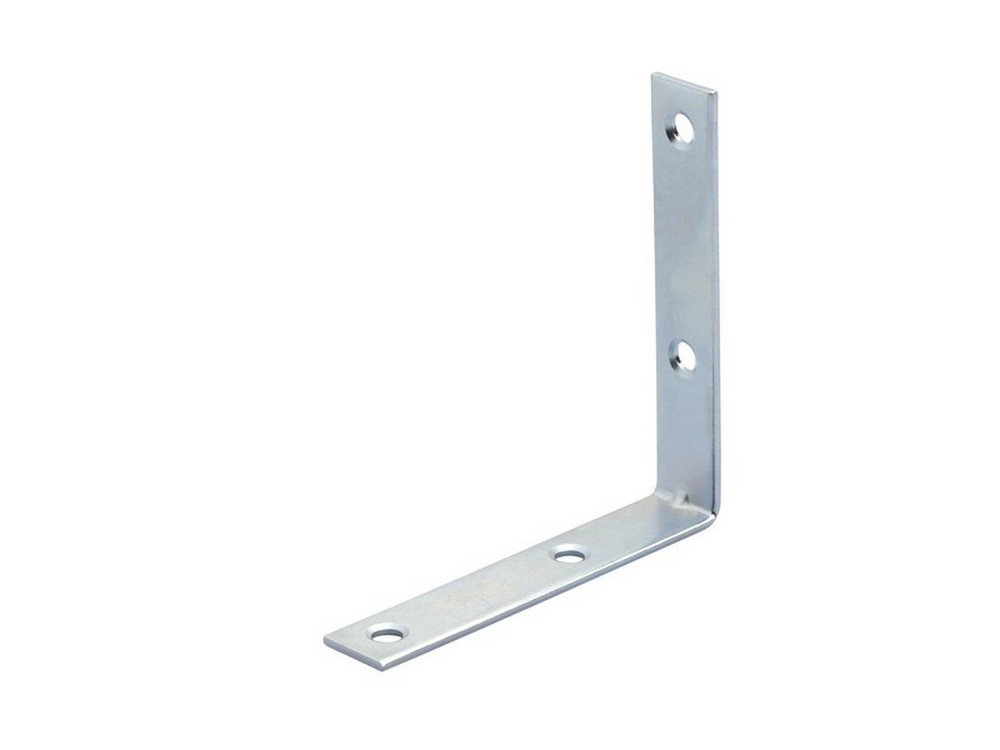 LASTRINA PIEGATA ACCIAIO ZINCATO 100 PZ. 4 Fori mm. 80x80