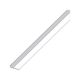 Alfer PROFILO PER BORDI UNGHIETTA ALLUMINIO Argento Cromato mm. 18x5,8x1 mt. 1