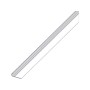 Alfer PROFILO PER BORDI UNGHIETTA ALLUMINIO Argento Cromato mm. 18x5,8x1 mt. 2
