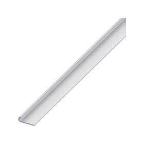 Alfer PROFILO PER BORDI UNGHIETTA ALLUMINIO Argento Satinato mm. 18x5,8x1 mt. 1