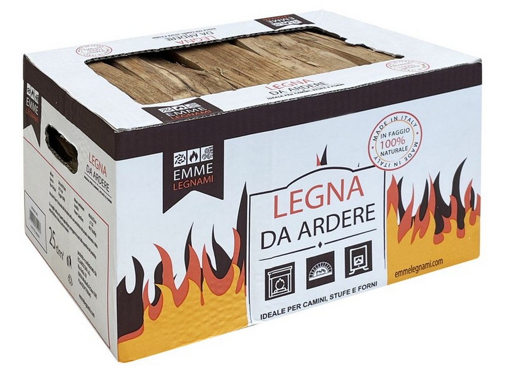 LEGNA DA ARDERE IN FAGGIO (SCATOLA Kg 10 mc 0,025)