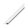 Alfer PROFILO QUADRATO CHIUSO JOLLY ALLUMINIO Argento Cromato mm. 10x2,5 mt.