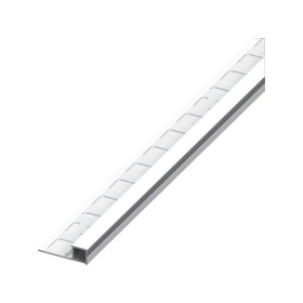 Alfer PROFILO QUADRATO CHIUSO JOLLY ALLUMINIO Argento Cromato mm. 10x2,5 mt.