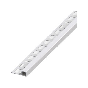 Alfer PROFILO QUADRATO CHIUSO JOLLY ALLUMINIO Argento Satinato mm. 12,5x2,5 mt.