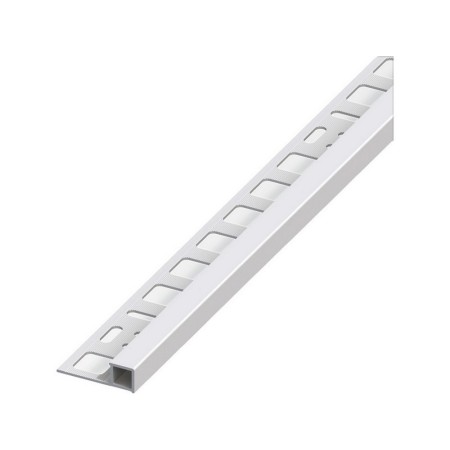 Alfer PROFILO QUADRATO CHIUSO JOLLY ALLUMINIO Argento Satinato mm. 12,5x2,5 mt.