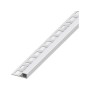 Alfer PROFILO QUADRATO CHIUSO JOLLY ALLUMINIO Argento Satinato mm. 12,5x2,5 mt.