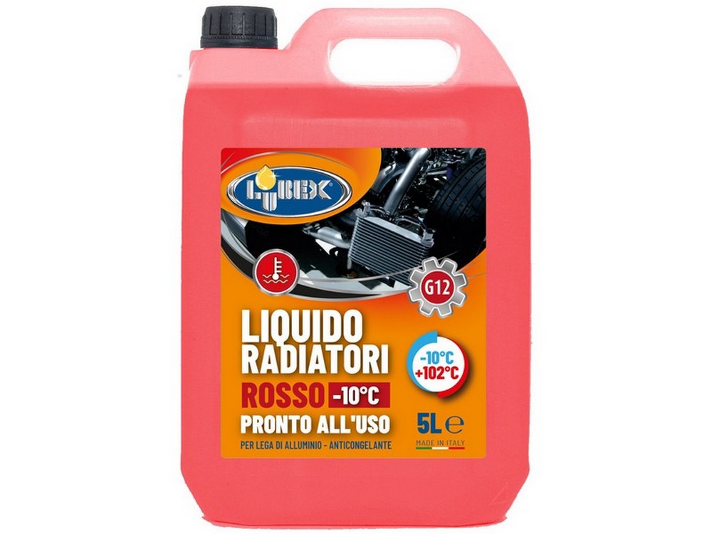 Lubex PROTETTIVO RADIATORE ROSSO lt. 5 (da -10°C a +102°C)