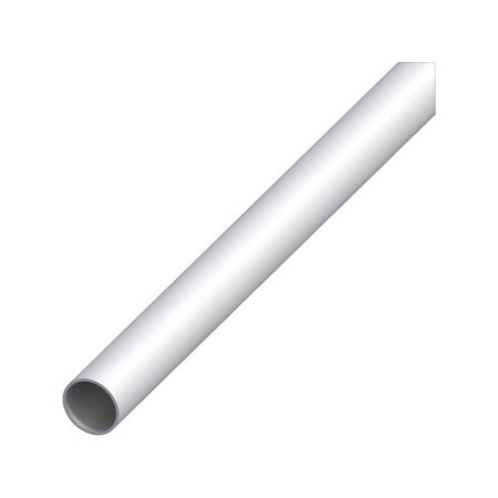 Alfer PROFILO TUBO TONDO ALLUMINIO Argento Satinato Ø mm. 12x1 mt. 2