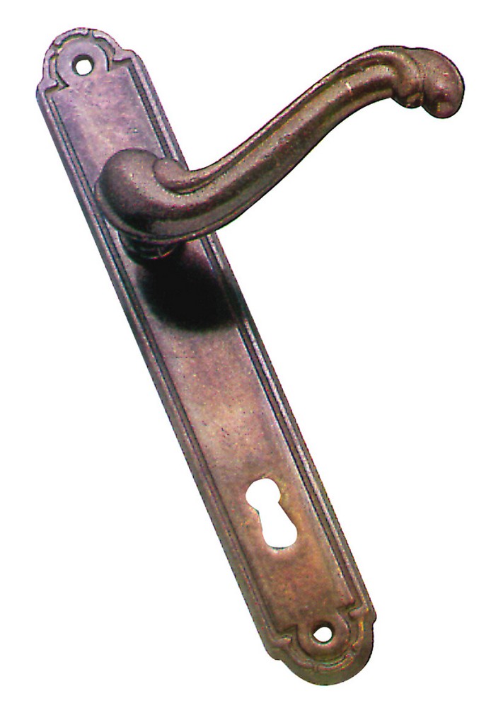MANIGLIA BAROCCO CON PLACCA  foro Patent - dist. 90