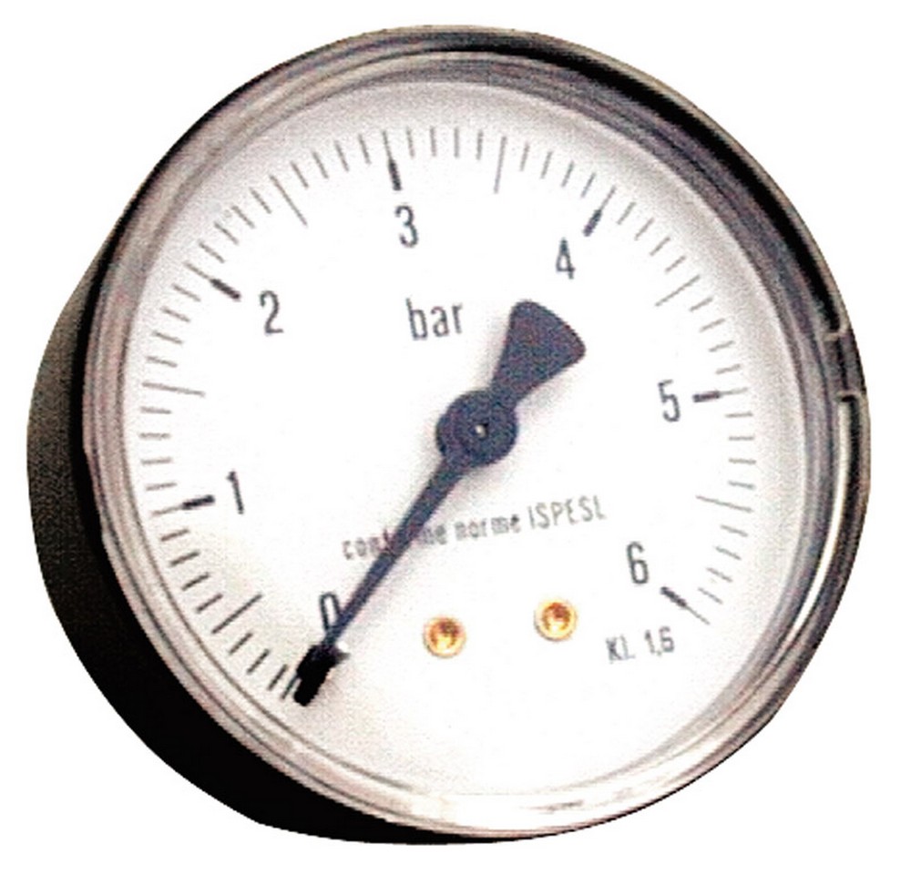 MANOMETRO PER AUTOCLAVE ATTACCO POSTERIORE
