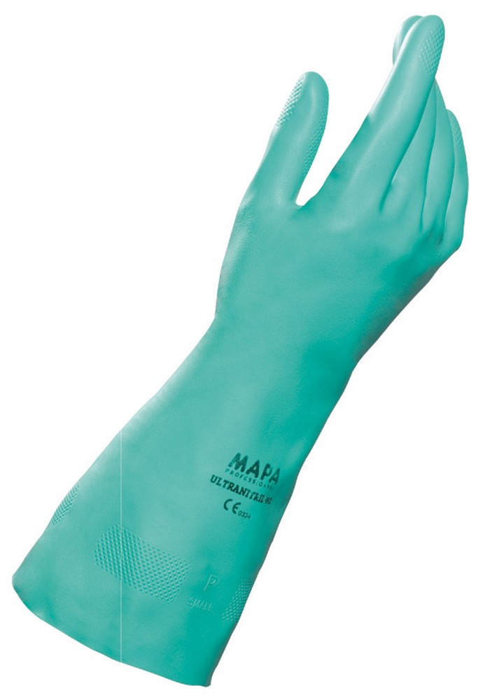Mapa GUANTI IN NITRILE ULTRANITRIL PLUS Col. Verde tg. 9